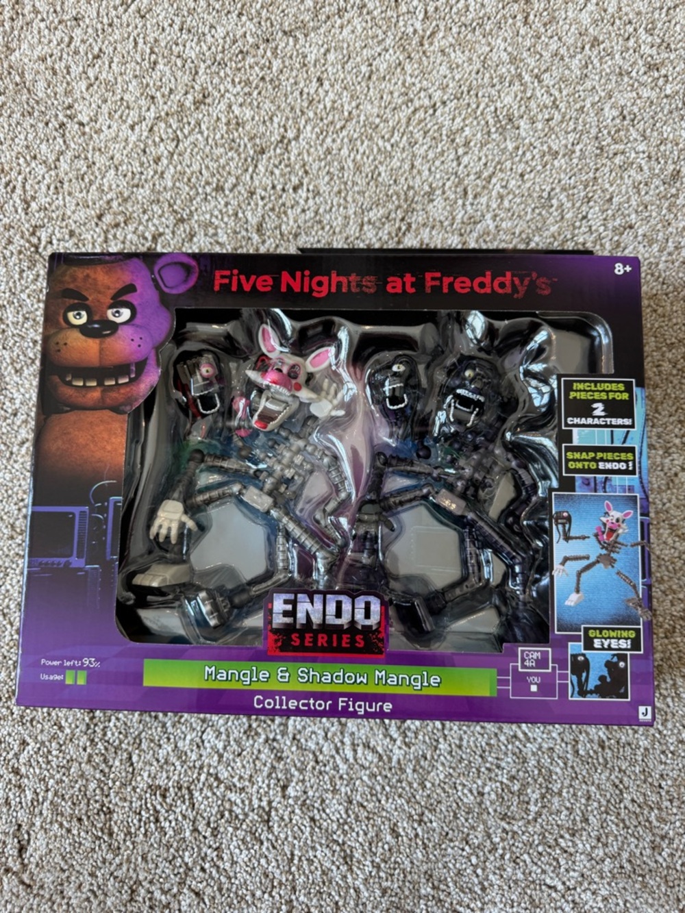 Five Nights at Freddy’s endo series mangle and shadow mangle collector figure